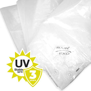 <span><b>Rainexo 90 GSM Tarp "STRONG"</b></span><br/>Translucent, Waterproof, UV-resistant, Frostproof