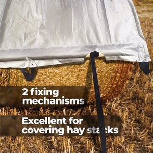 <span><b>Rainexo 150 GSM HayTarp "HEAVY DUTY"</b></span><br/>Silver, Waterproof, UV-resistant, Frostproof